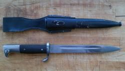 Штык парадный к карабину Маузера образца 1898 г. с подвесом