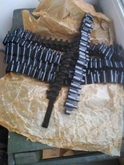 Короб пулеметный Максим. С лентой. СССР. Ленты пулеметные с протяжкой!