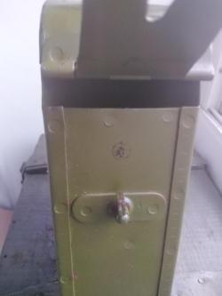 Короб пулеметный Максим. С лентой. СССР. Ленты пулеметные с протяжкой!