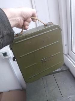Короб пулеметный Максим. С лентой. СССР. Ленты пулеметные с протяжкой!