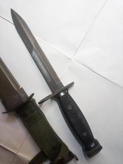 Штык U.S. M7, ножны U.S. M8A1 (PWH)  Вьетнам (1961-1975 г.)