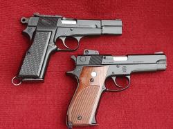 Шумовые версии пистолетов Browning Hi-Power и Smith & Wesson пр-во Marushin Japan 