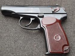 Пистолет Макарова Охолощенный ПМ-СХ 1955 г. Коллекционный экземпляр на красивом номере.