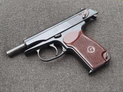 Пистолет Макарова Охолощенный ПМ-СХ 1955 г. Коллекционный экземпляр на красивом номере.