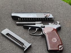 Пистолет Макарова Охолощенный ПМ-СХ 1955 г. Коллекционный экземпляр на красивом номере.