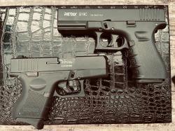 Сигнальные пистолеты COLT 911 (KUZEY) 9mm P.A.K. ЗОЛОТО и НИКЕЛЬ