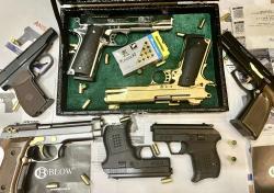 Сигнальные пистолеты COLT 911 (KUZEY) 9mm P.A.K. ЗОЛОТО и НИКЕЛЬ