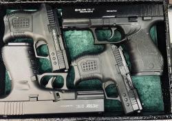 Сигнальные пистолеты COLT 911 (KUZEY) 9mm P.A.K. ЗОЛОТО и НИКЕЛЬ