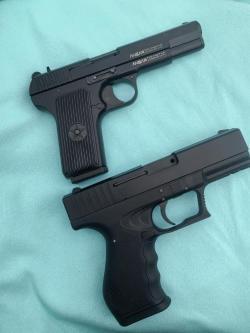 Сигнальныйе пистолеты, СХП, шумовой ПМ, Retay PM, патроны 9мм РАК, Glock, ТТ