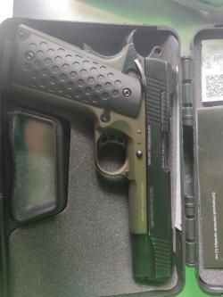 Сигнальный KURS Colt 1911 хаки под патрон 10ТК 