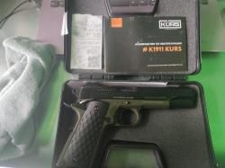 Сигнальный KURS Colt 1911 хаки под патрон 10ТК 