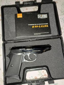 НОВЫЙ Сигнальный охолощенный пистолет Walther PP-S PPS PPK Kurs 10ТК