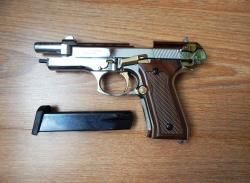 Сигнальный пистолет BLOW F 92. Никель. Новый. 9РАК.