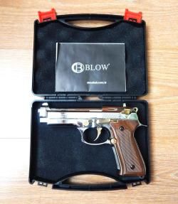 Сигнальный пистолет BLOW F 92. Никель. Новый. 9РАК.