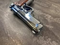 Сигнальный пистолет Blow F92 Auto Chrome (автоматический режим, Beretta 92, Беретта хром) 