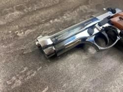 Сигнальный пистолет Blow F92 Auto Chrome (автоматический режим, Beretta 92, Беретта хром) 