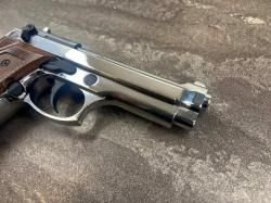 Сигнальный пистолет Blow F92 Auto Chrome (автоматический режим, Beretta 92, Беретта хром) 