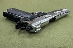 Сигнальный пистолет Colt K1911 Хром