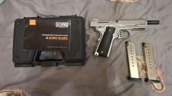 Сигнальный пистолет kurs k1911(colt) хром