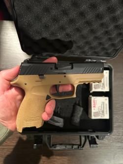 Сигнальный пистолет P320-S KURS (Sig Sauer) кал. 5,5 мм под 10ТК, Черная пустыня