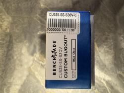 Складной нож, Benchmade Bugout Custom сталь CPM-S30V, рукоять Red G10