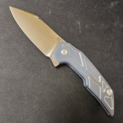 Складной нож Fox knives Phoenix Titanium Blue FX-531 оригинал новый