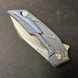 Складной нож Fox knives Phoenix Titanium Blue FX-531 оригинал новый