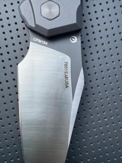 Складной нож Kershaw Launch 19 black Cerakote/satin сталь CPM-154, рукоять Aluminum/G10