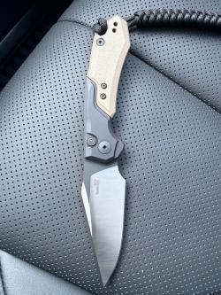 Складной нож Kershaw Launch 19 black Cerakote/satin сталь CPM-154, рукоять Aluminum/G10