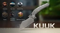 Складной нож Zyac KUUK, Titanium