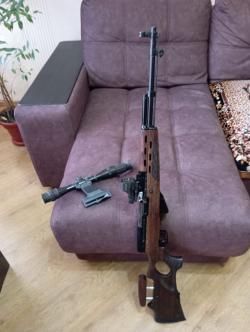 СКС к.7,62-39 и калиматор