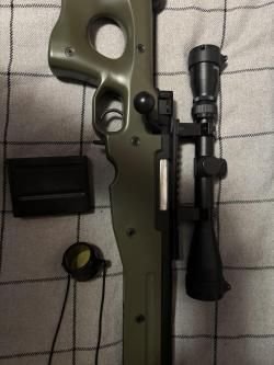Снайперская винтовка Snow Wolf L96A1 spring OD (SW-026A(OD))