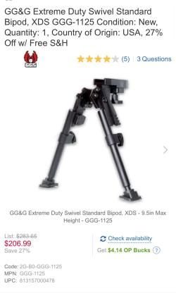 Сошки GGG Extreme duty XDS