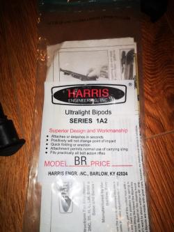 Сошки Harris 6-9 с качалкой