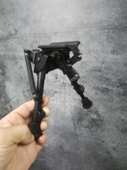 Сошки Harris USA серия S, модель BRM 6-9", С качалкой