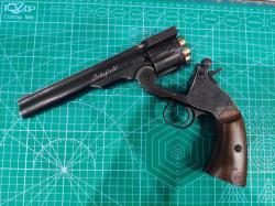 СПБ Револьвер пулевой Scofield + доп. фальшпатроны + пули и баллончики