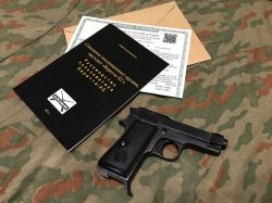 Списанная охолощенная Beretta M1934