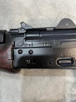Списанное охолощенное оружие АКС74У 1983 г. 5,45 мм