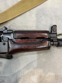 Списанное охолощенное оружие АКС74У 1983 г. 5,45 мм