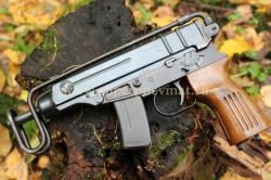 Списанный охолощенный пистолет пулемет Скорпион под холостой патрон 7.65 Браунинг МАГАЗИН СУПЕРПНЕВМАТ 