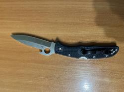 Spyderco Endura 4 Wave, Gray FRN Handle