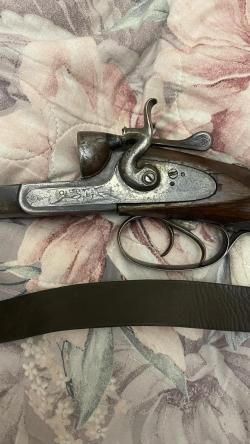 старинное курковое ружье