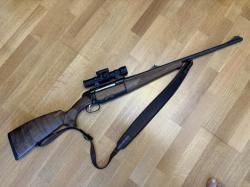 Steyr Mannlicher Luxus (комбо: .243 Win / 9.3x62) + Swarovski Z8i + Aimpoint 9000L 