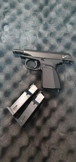 Страйбольный пистолет WE PMM GGBB