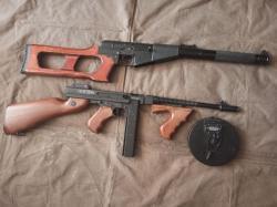 страйкбольные привода Thompson M1928A1, VSS Винторез, vltor m4 pistol