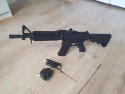 Страйкбольный автомат cyma m4 ras ll