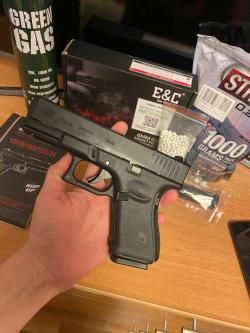 Страйкбольный Пистолет East Crane Glock 19 Gen 5 BK (EC-1303)