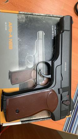 Страйкбольный пистолет Gletcher aps-a nbb 6mm