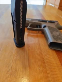 Страйкбольный пистолет KJW CZ P-09 TBC (6 мм, GBB, Gas, удлиненный ствол)