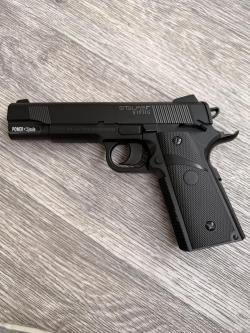 Пневматический пистолет stalker s1911g